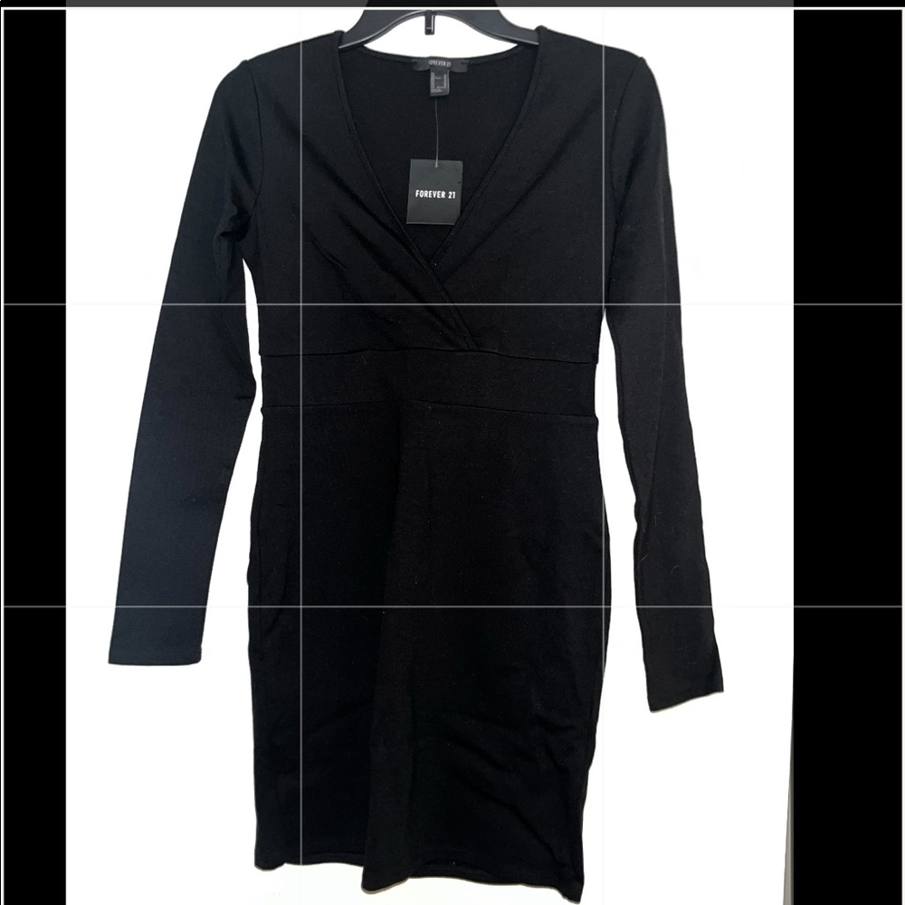 Forever 21 Formal Black Skin Tight Dress